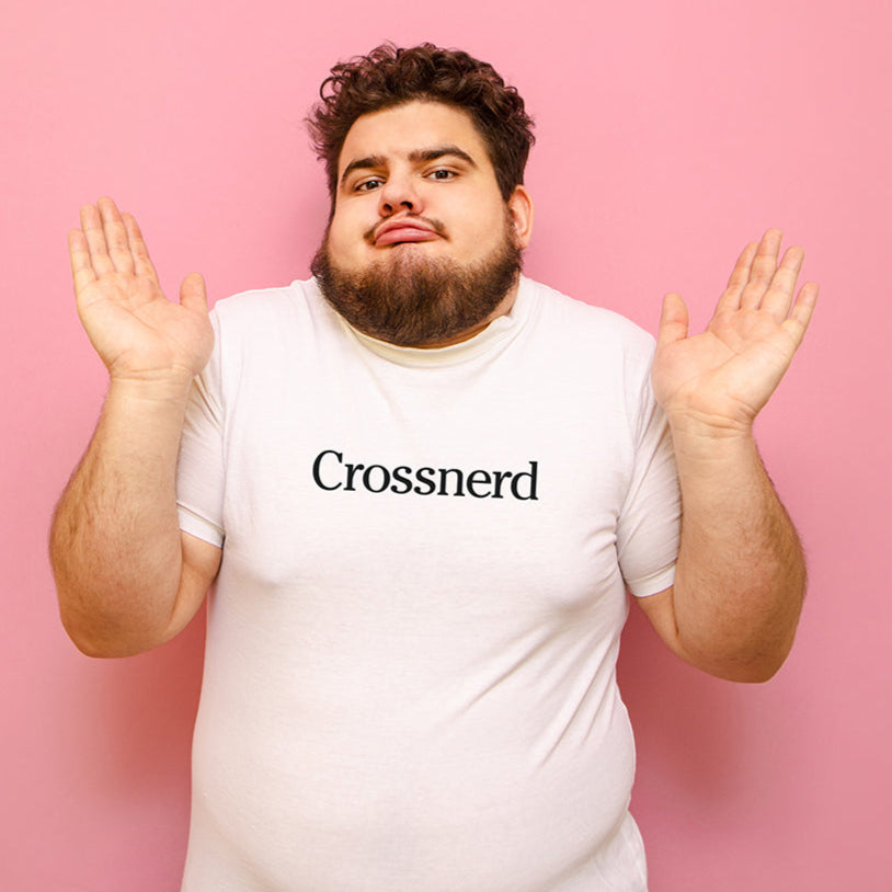 CROSSNERD - Unisex Crewneck - WHITE