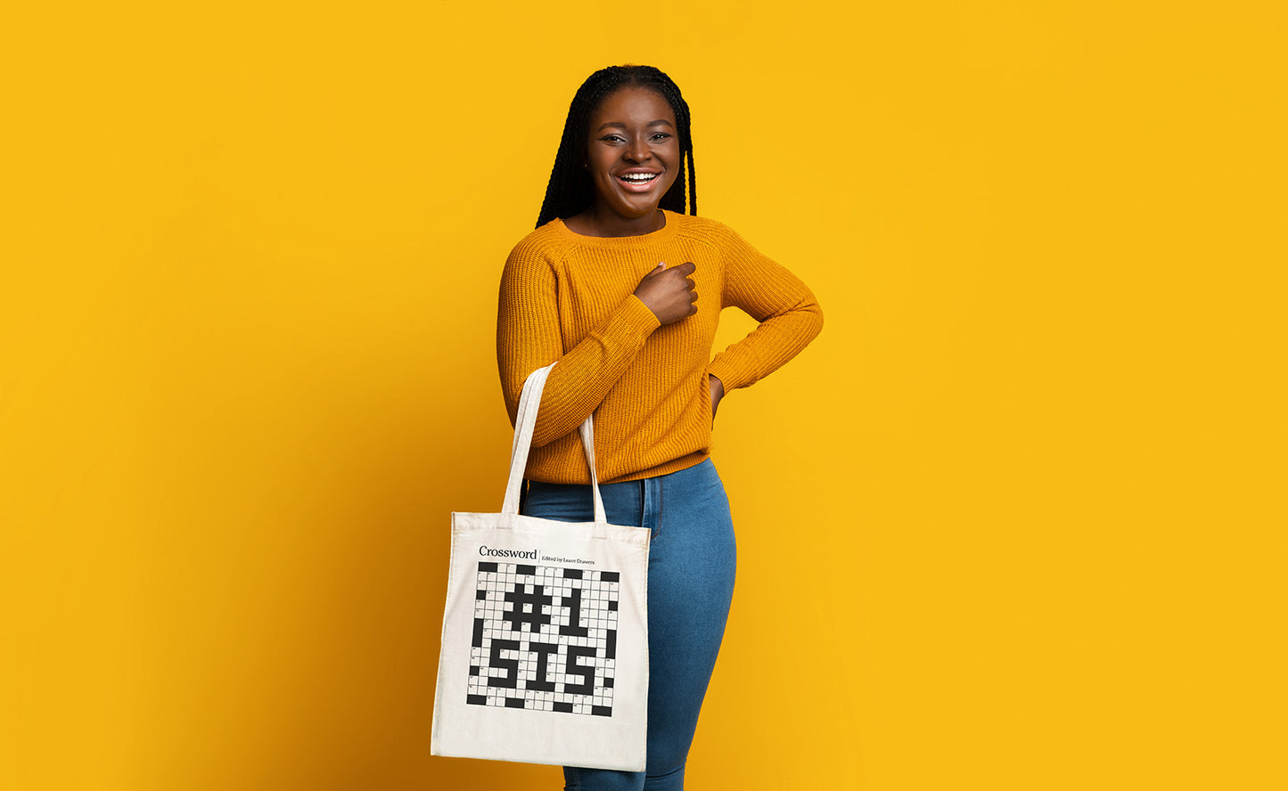 #1 SIS Crossword Tote Bag