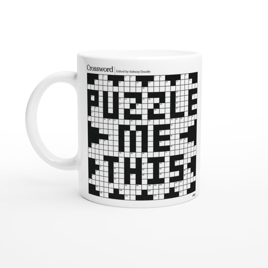Puzzle Me This crossword puzzle mug